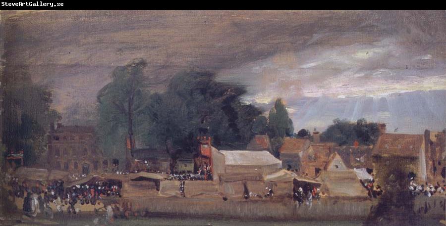 John Constable The Village fair,East Bergholt 1811